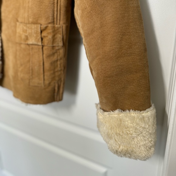 XOXO Tan Faux Fur Collar Jacket Women's XL - Picture 9 of 12